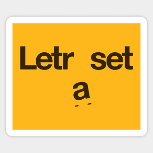 Letraset Sticker